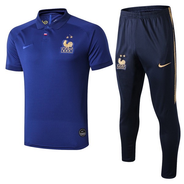 Polo Set Completo Francia 100th Blu Oro